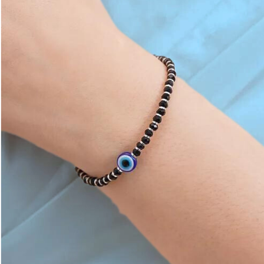 92.5 Silver Evil Eye Bracelet