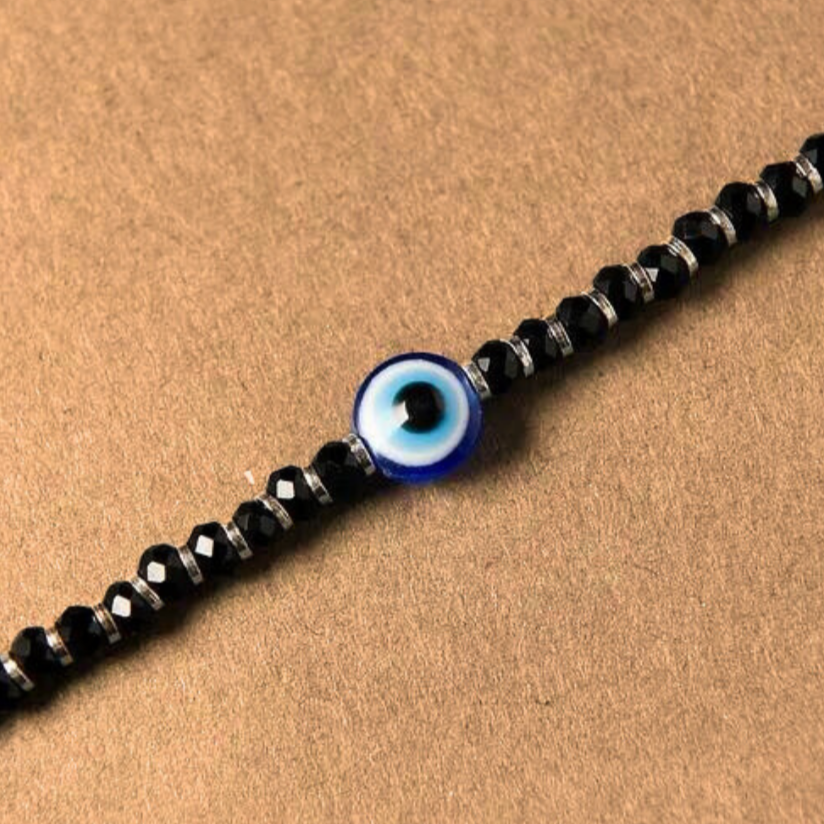 92.5 Silver Evil Eye Bracelet