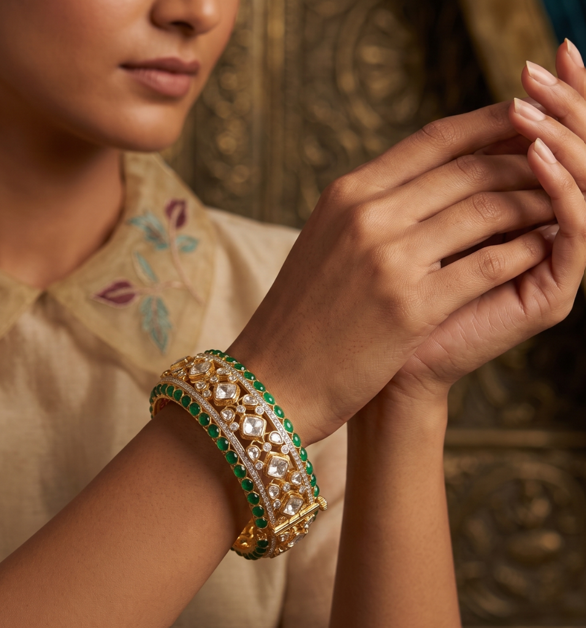 Classic Kundan Polki Bangles