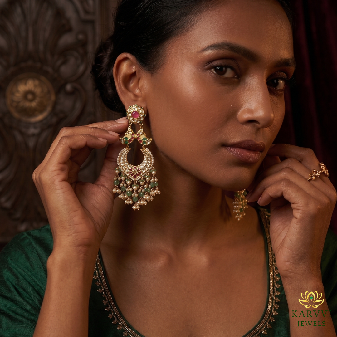 18kt Chand Bali Earrings