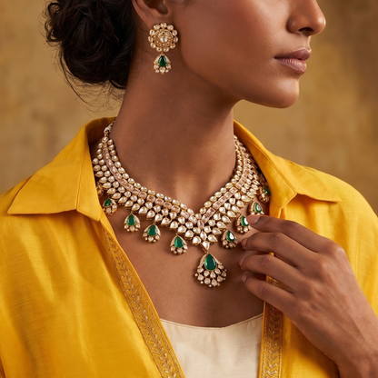 Emerald Royale Necklace Set