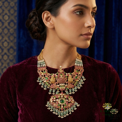 Majestic 22kt Gold Lakshmi Long Necklace