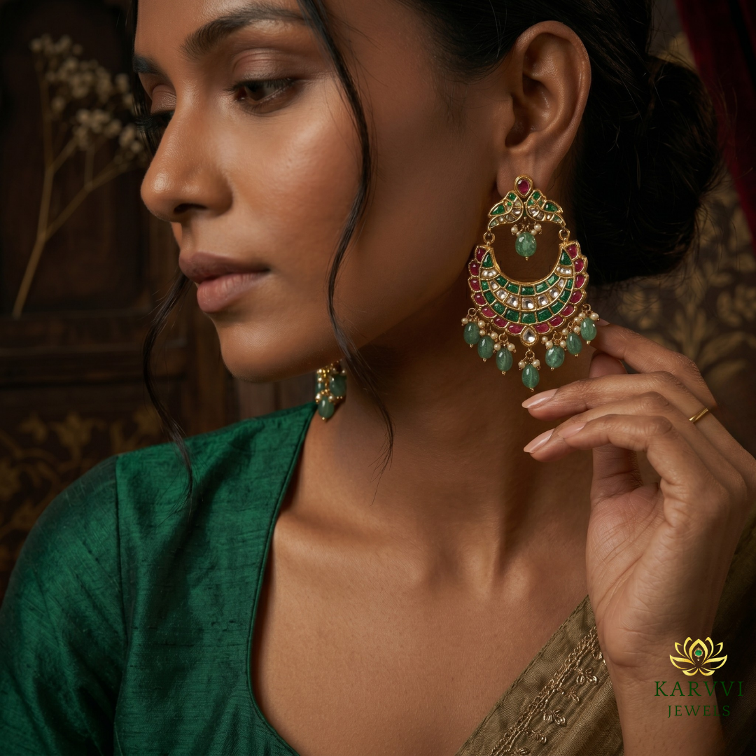 18kt Gold Chandbali