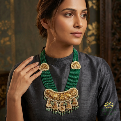 Temple Necklace Set in 18kt Gold