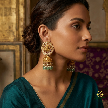Temple Necklace Set in 18kt Gold