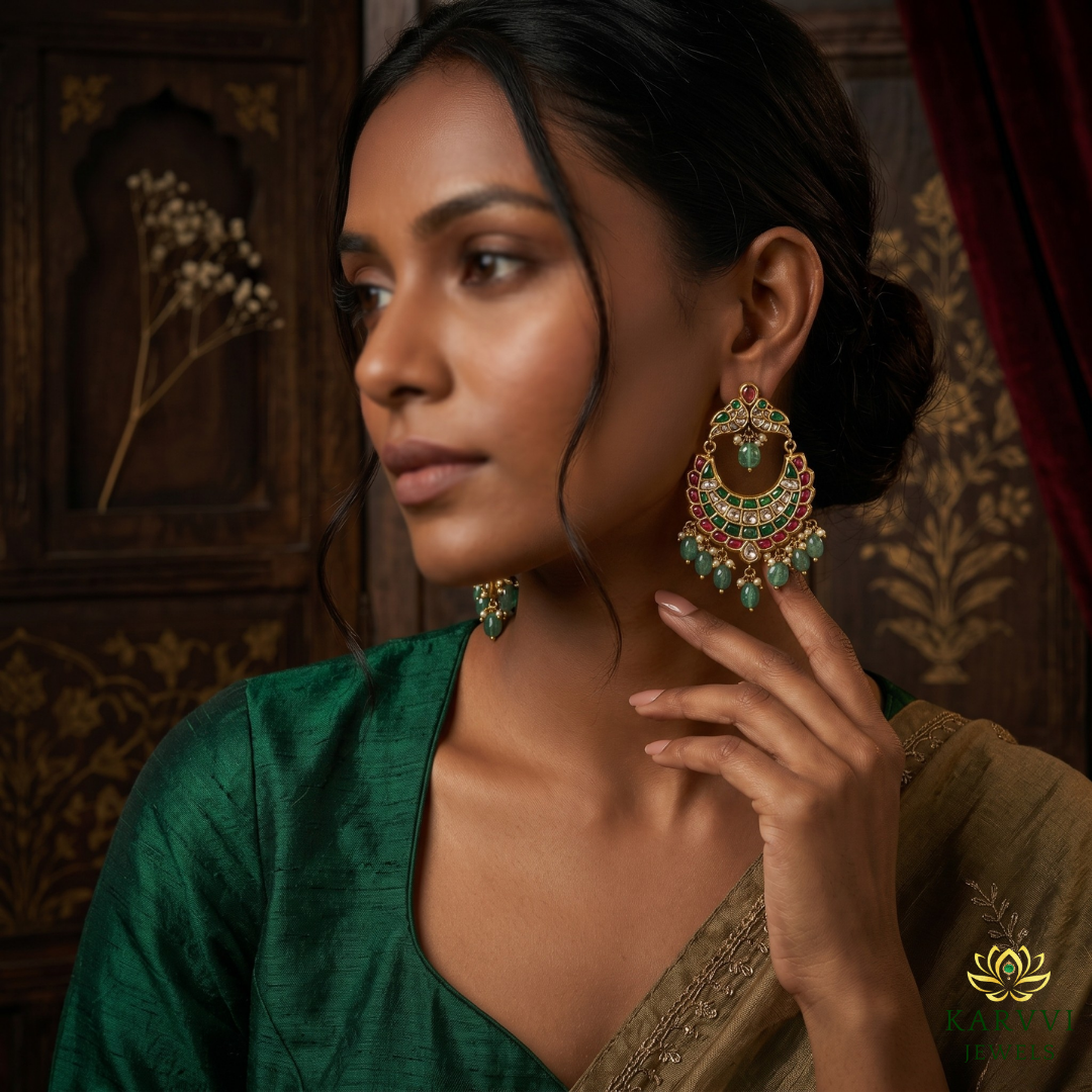 18kt Gold Chandbali