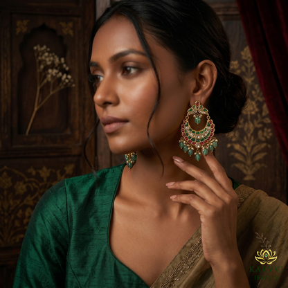 18kt Gold Chandbali