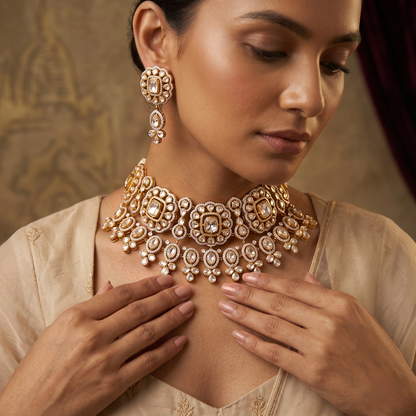 Regal Polki Choker Set