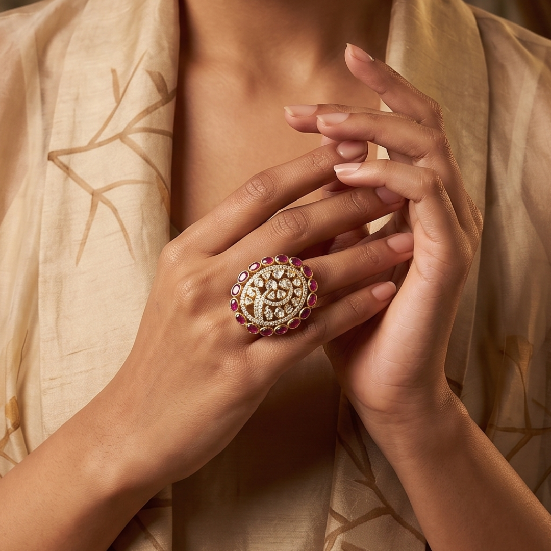 Royal Ruby Silver Ring