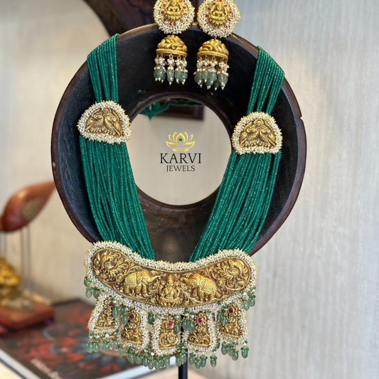 Temple Necklace Set in 18kt Gold