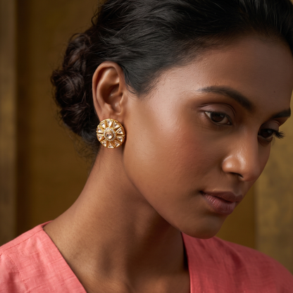 Sunburst Stud Earrings