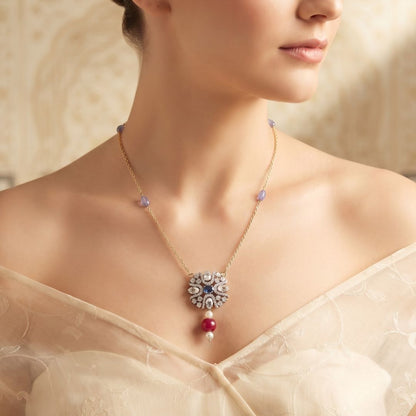 Pure Radiance Silver Knot Pendant