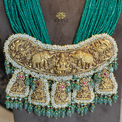 Temple Necklace Set in 18kt Gold