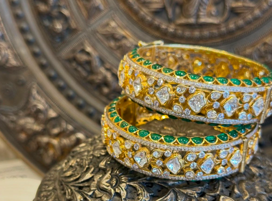 Classic Kundan Polki Bangles