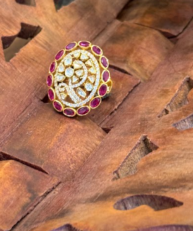 Royal Ruby Silver Ring