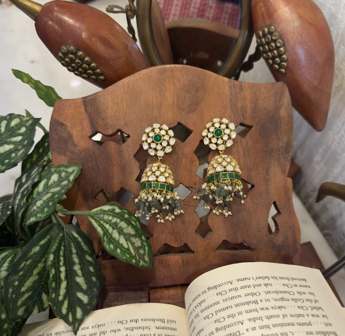 Gulnar Jhumka Earrings