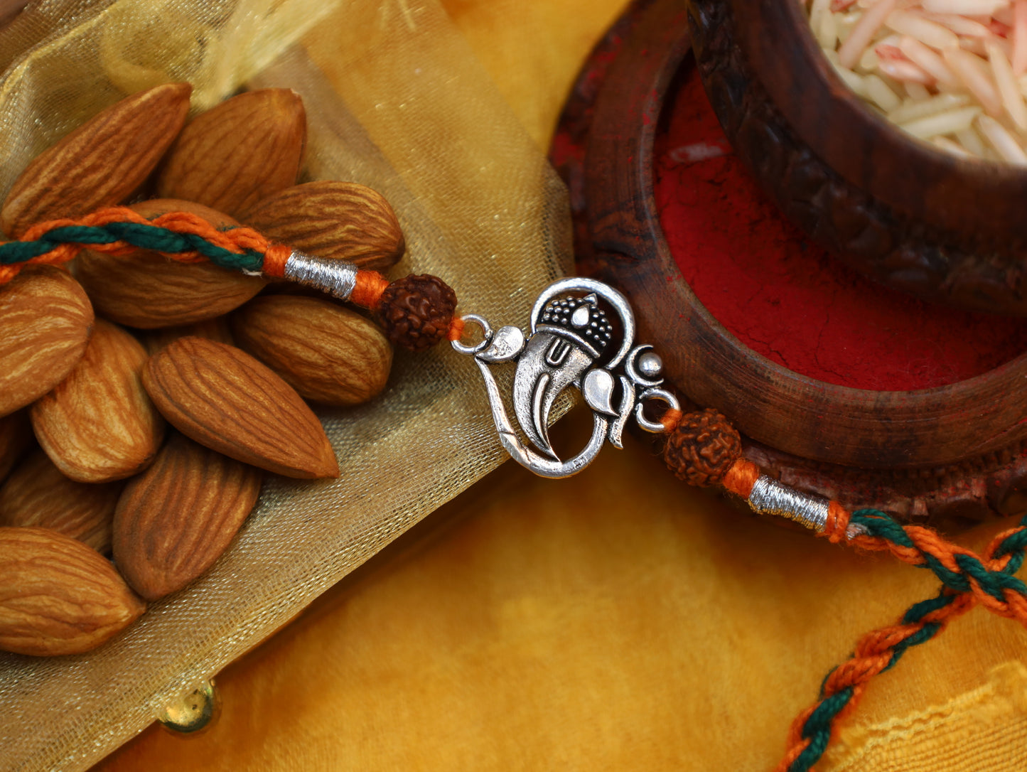 925 Silver Ganesh ji Rakhi