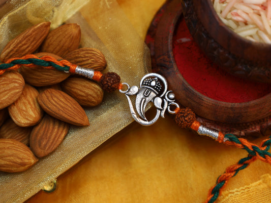 925 Silver Ganesh ji Rakhi